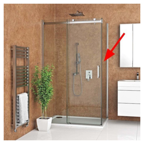Roth Ambient Line boční zástěna ke sprchovým dveřím 90 cm 621-9000000-00-02