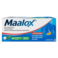 MAALOX 40 žvýkacích tablet