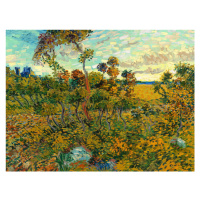 Obrazová reprodukce Sunset at Montmajour, Vincent van Gogh, 40 × 30 cm