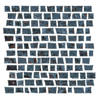 Mozaika Cir Metallo nero 30x30 cm mat 1062376