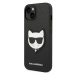 Karl Lagerfeld KLHCP14MSAPCHK hard silikonové pouzdro iPhone 14 PLUS 6.7" black Saffiano Choupet