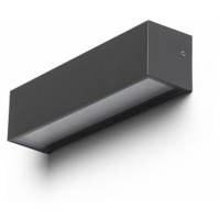 RED - DESIGN RENDL RENDL CAMARGUE nástěnná antracitová satinované sklo 230V LED 6W IP65 3000K R1