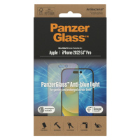PanzerGlass ochranné sklo pro Apple iPhone 14 Pro s Anti-BlueLight vrstvou a instalačním rámečke
