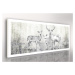 Obraz na plátně DEER FAMILY různé rozměry Ludesign ludesign obrazy: 120x50 cm