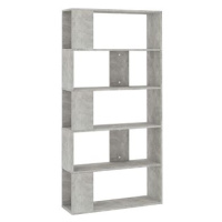 Shumee zástěna betonově šedá 80×24×159 cm dřevotříska, 800103