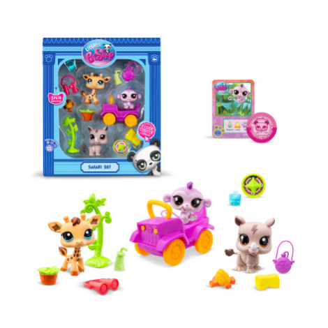 Littlest Pet Shop 3 zvířátka Safari