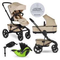 EASYWALKER - Kočárek kombinovaný Jimmey 2v1 Sand Taupe LITE RWS + KIDDY Evoluna i-size 2 + zákla