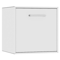 mauser Závěsný samostatný box, 1 výklopná barová dvířka, šířka 385 mm, čistá bílá