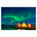 Fotografie Traditional rorbu during the Northern Lights, Roberto Moiola / Sysaworld, (40 x 26.7 