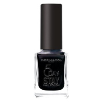 DERMACOL 5 Days Stay Nail Polish No.55 Black Onyx 11 ml