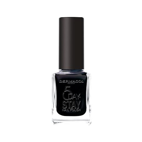 DERMACOL 5 Days Stay Nail Polish No.55 Black Onyx 11 ml