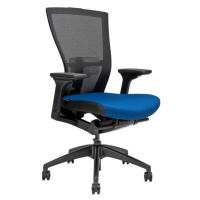 Ergonomická kancelářská židle OfficePro Merens Barva: modrá, Opěrka hlavy: bez opěrky
