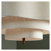 MARKET SET MARKET SET Oblázková textilní závěsná lampa krémová Ø 78 cm