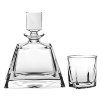 Crystal Bohemia Whisky set Kathrene 483 (1 karafa + 6 sklenic)