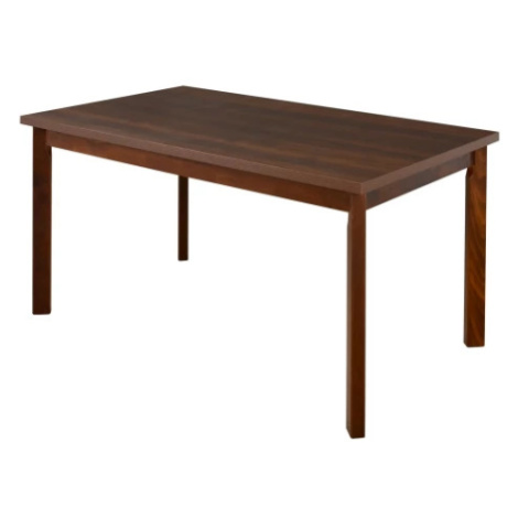 Obdélný jídelní stůl Molena 140x80 cm, ořech Asko