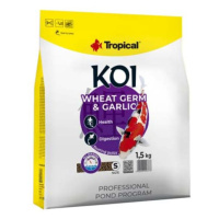 Tropical Koi Wheat Germ & Garlic Pellet S 5l/1,5kg plovoucí krmivo pro jezírkové ryby