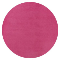 Hanse Home Collection koberce Kusový koberec Fancy 103011 Pink - růžový kruh - 200x200 (průměr) 