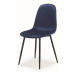 Jídelní židle FUX námořnická modř/černá