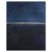 Ručně malovaný obraz 78x98 cm Edge Blue – Malerifabrikken