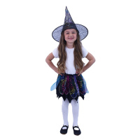 RAPPA Dětský kostým tutu sukně čarodějnice / Halloween