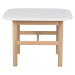 Bílý mramorový konferenční stolek 62x62 cm Hammond - Rowico