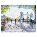 Diamantové malování - LIDÉ U TOWER BRIDGE (RICHARD MACNEIL) Rozměr: 40x50 cm, Rámování: vypnuté 