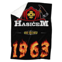 IMPAR Beránková deka Hasičem od roku - 1963