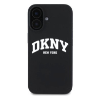 DKNY Liquid Silicone Arch Logo MagSafe Zadní Kryt pro iPhone 16 Black