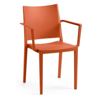 91040 Křeslo MOSK ARMCHAIR, cihlová, 82 x 57 x 56 cm