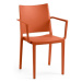 91040 Křeslo MOSK ARMCHAIR, cihlová, 82 x 57 x 56 cm