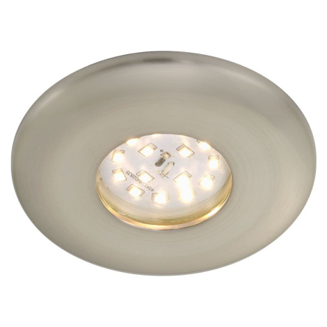 BRI 7227-012 LED vestavné svítidlo, pr. 9,3 cm, 5 W, matný nikl - BRILONER