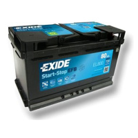 EXIDE START-STOP EFB 80Ah, 12V, EL800