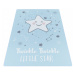 Dětský protiskluzový koberec Play hvězda modrá