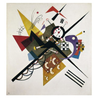 Obrazová reprodukce On White II (1923), Wassily Kandinsky, 40 × 40 cm