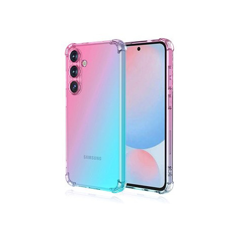 TopQ Kryt Samsung A36 Shock duhový mentolovo-růžový 138599