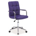 Casarredo Kancelářská židle Q-022 fialová