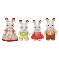 SYLVANIAN FAMILY - Rodina chocolate králíků, nová