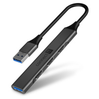 CONNECT IT USB-A hub, (1xUSB-A 3.0, 3xUSB-A 2.0), externí antracitový CHU-4050-AN