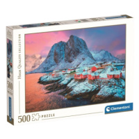 Clementoni - Puzzle 500 Vesnice Hamnøy