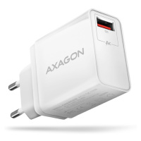 AXAGON ACU-QC19W, QC nabíječka do sítě 19W, 1x USB-A port, QC3.0/AFC/FCP/SMART, bílá