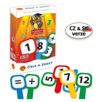 Cedulky - Čísla a znaky - vzdělávací hra