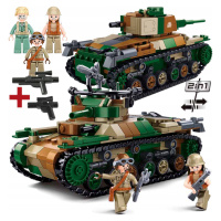 Stavebnice Tank Typ 97 japonský Torpédoborec Armáda 2 ver w1op2 Obr.+ Lego Zbraň