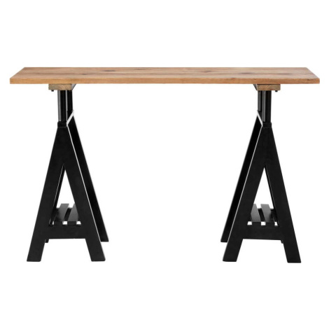 Konzolový stolek s deskou z borovicového dřeva v přírodní barvě 45x130 cm Hampstead – Premier Ho Premier Housewares