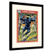 Obraz na zeď - Marvel Comics - Black Panther Trading Card, 34.3 × 44.5 cm