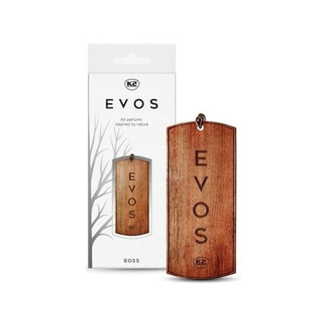 K2 Evos Boss dřevěná vonná visačka