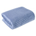 Přehoz na postel RAINIER 220x240 cm modrá Mybesthome