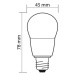 LED žárovka E14 McLED P45 4,8W (40W) teplá bílá (2700K) ML-324.037.87.0