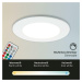 BRILONER RGB-CCT LED vestavná svítidla sada, pr.9,2 cm, 3x LED, 4,8 W, 450 lm, bílé IP65 BRI 703