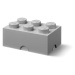 Lego® úložný box 375x250x180 šedý