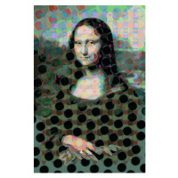 Obrazová reprodukce Leonardo da Vinci - Mona Lisa, Davis, Scott J., 26.7 × 40 cm